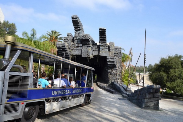 Vers l'attraction King Kong 3D Universal Studios Hollywood