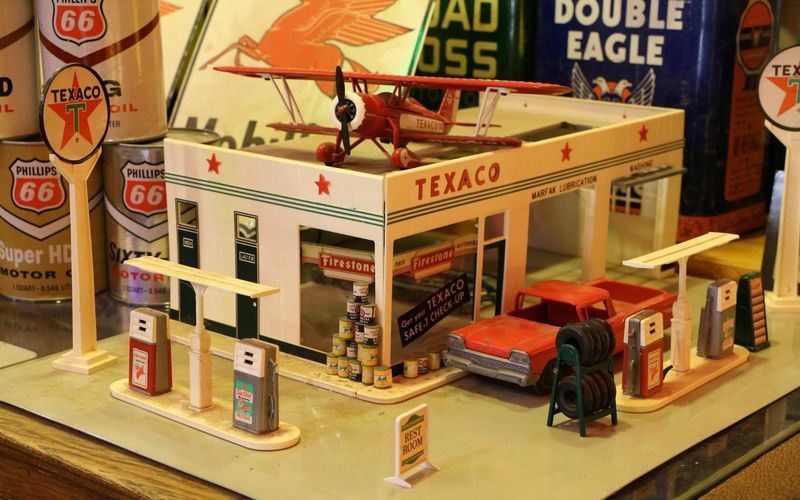Maquette station essence Texaco Classical Gas Museum