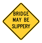 Panneau bridge may be slippery