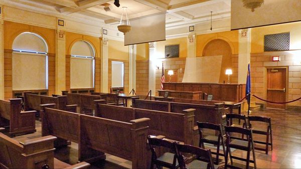 salle d’audience utilisée le 15 novembre 1950 lors de la commission sénatoriale contre le crime organisé de Estes Kefauve