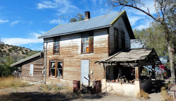 Maison de Madrid sur le Turquoise Trail