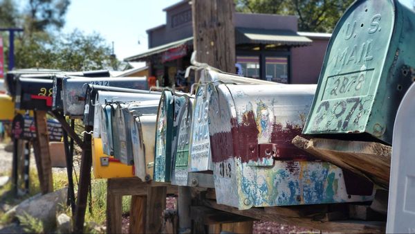 Boites aux lettres américaines à Madrid Nouveau-Mexique