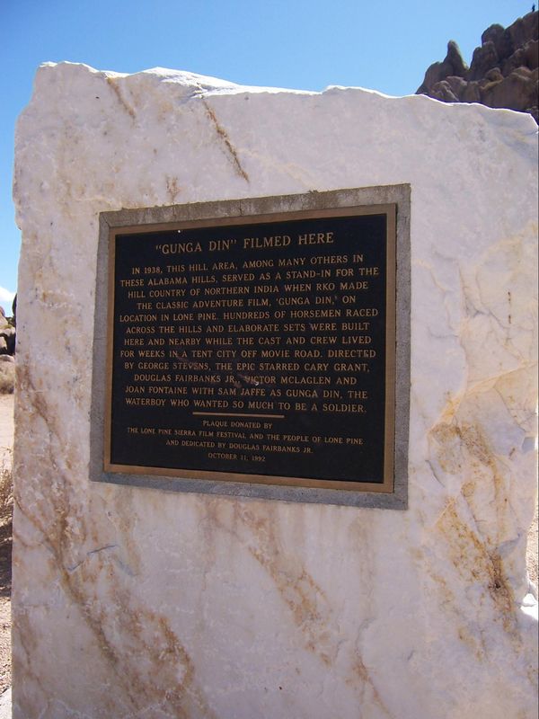 Movie Road Self-Guided Tour Alabama Hills