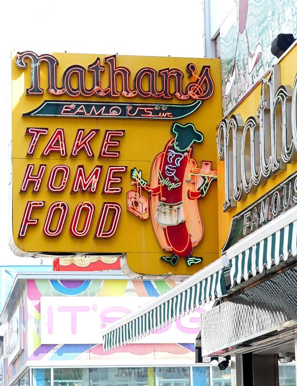 Nathan’s Famous Coney Island Brooklyn New York USA