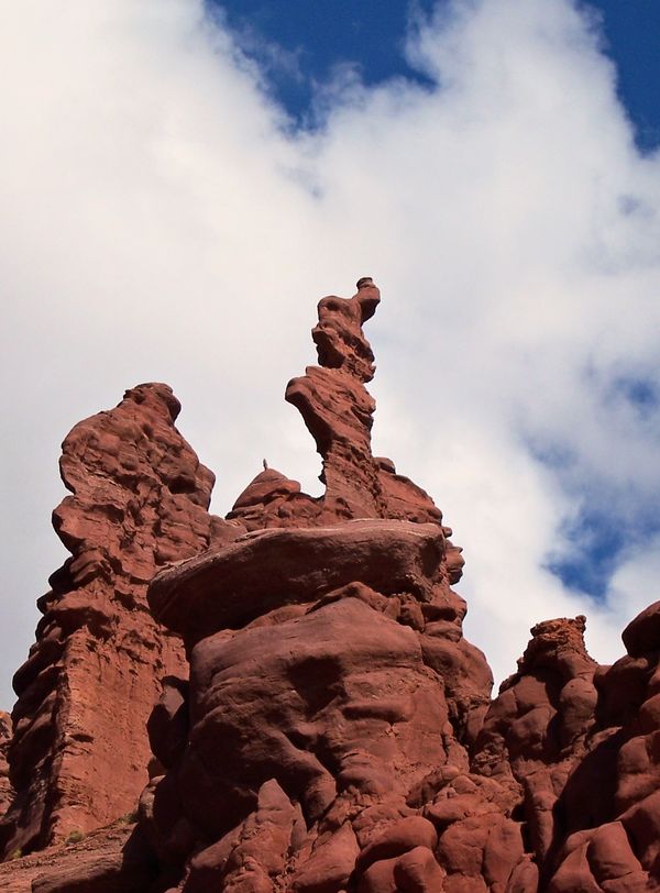 Roche fragile Fisher Towers Utah
