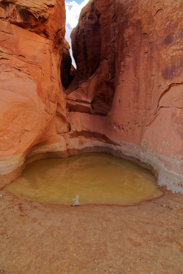 Entrée de Peek a Boo Hole in the Rock Road Utah