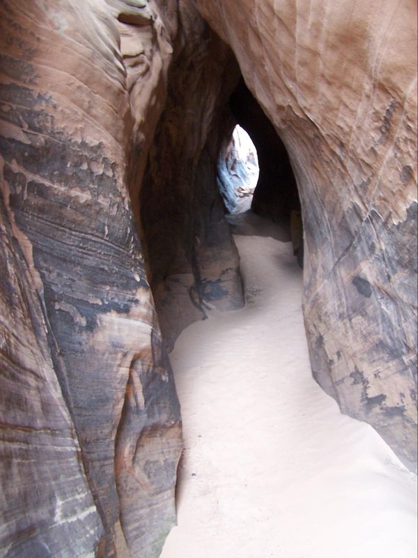 Tunnel Slot Canyon Hole in the Rock Road Utah