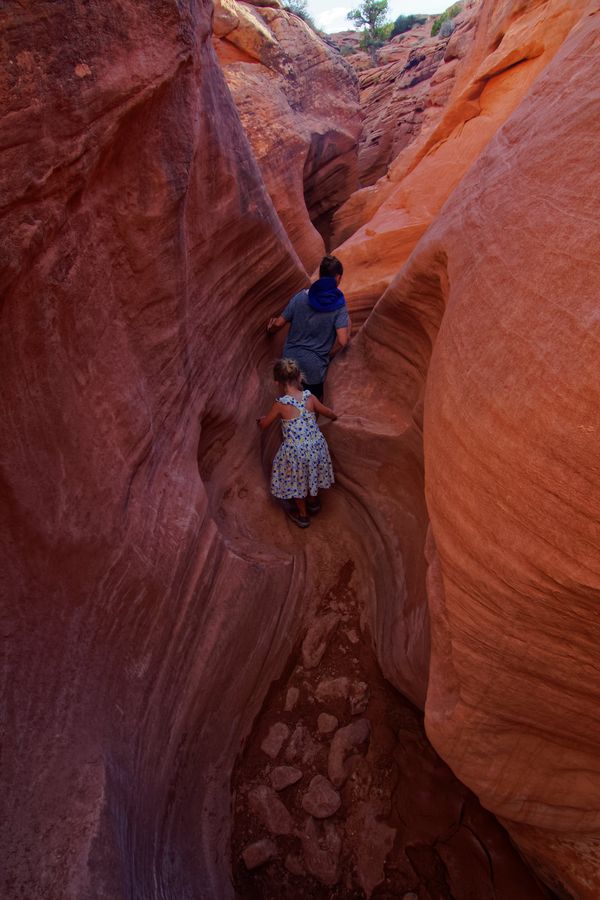 Peek-a-Boo Slot Canyon Hole in the Rock Road Utah