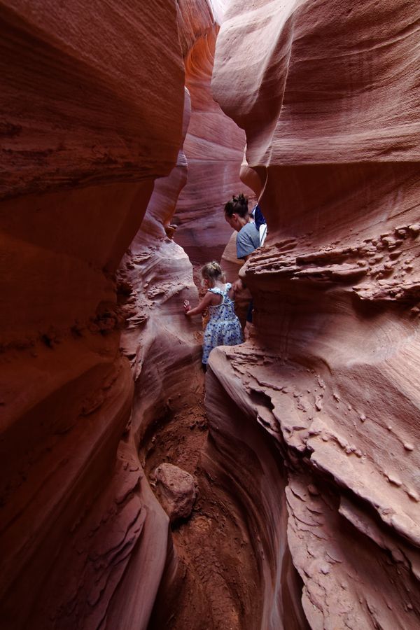 Peek-a-Boo Slot Canyon Hole in the Rock Road Utah