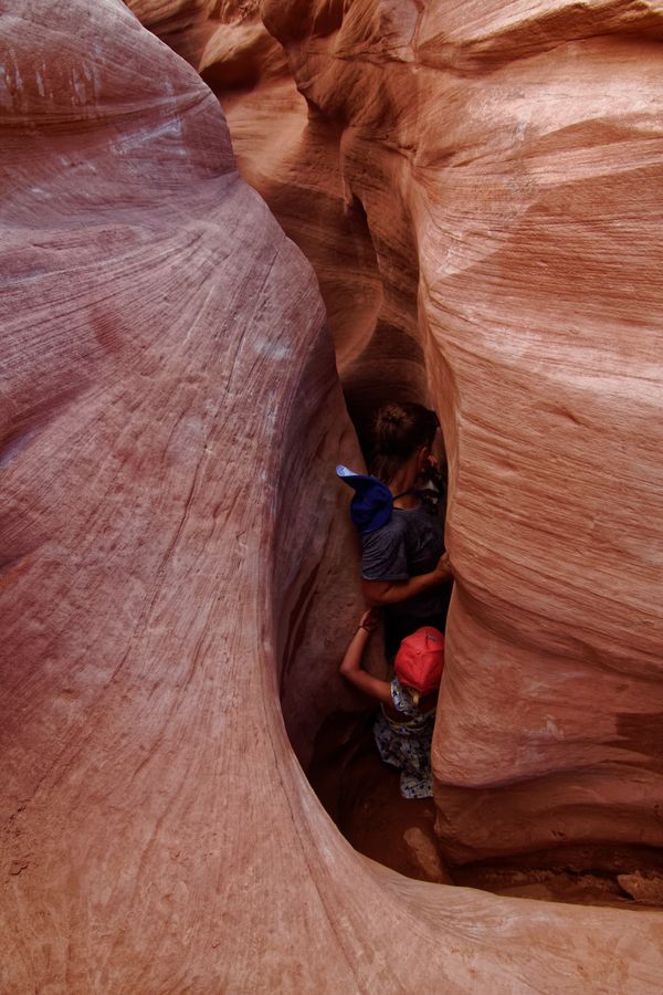 Peek-a-Boo Slot Canyon Hole in the Rock Road Utah