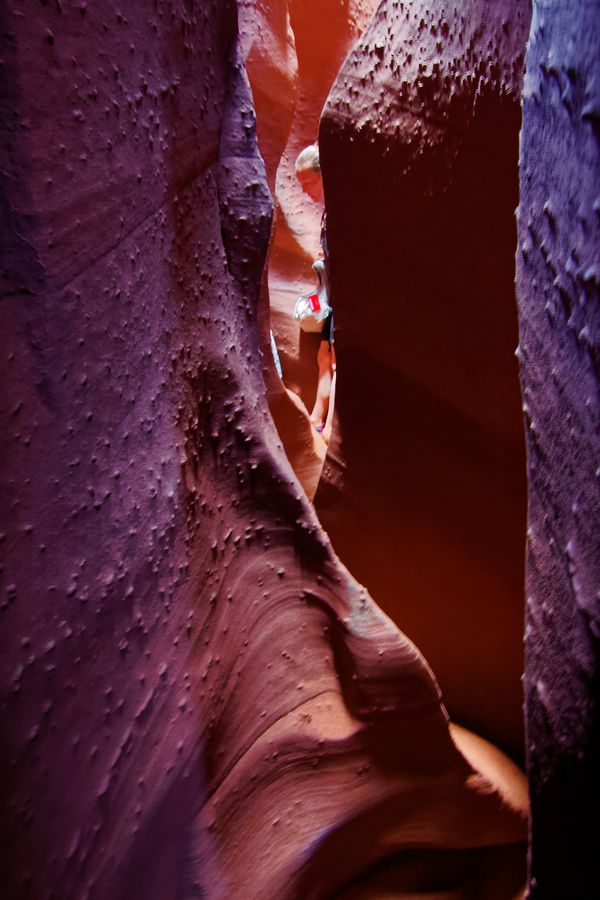 Spooky Slot Canyon Hole in the Rock Road Utah