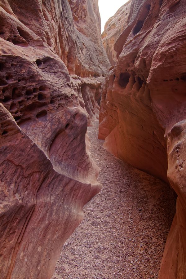 Une érosion en lacets