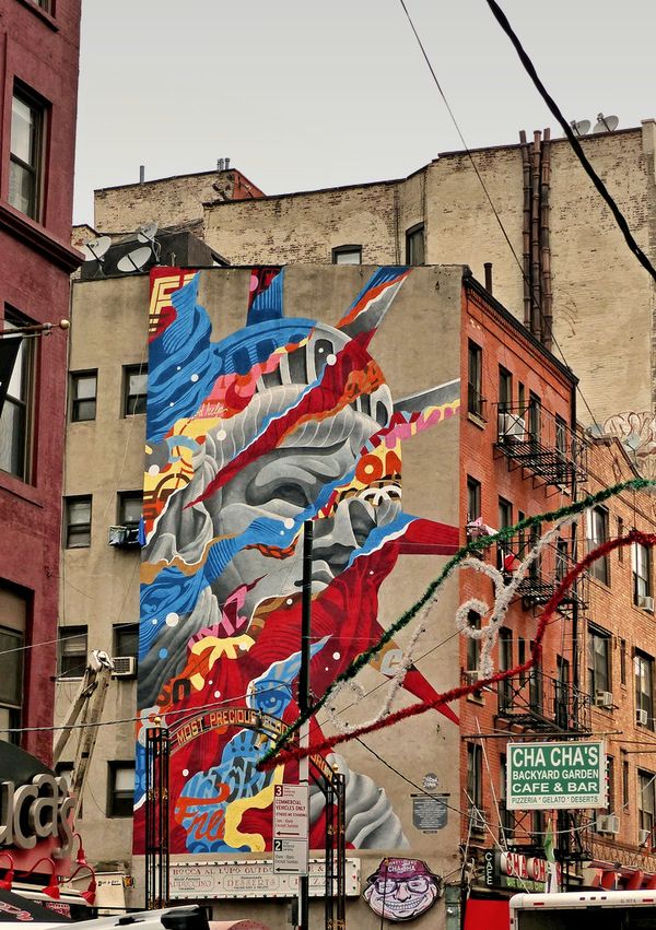 Mural Little Italy New York