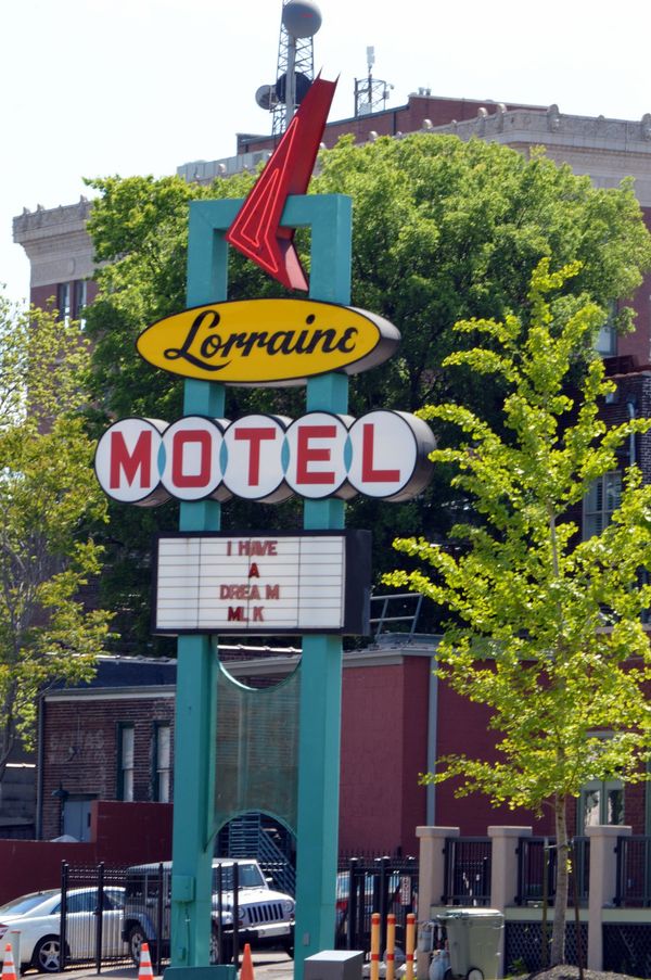 Enseigne Lorraine Motel Memphis