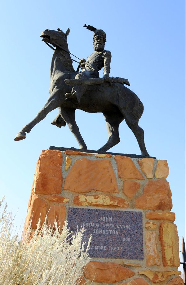 Tombe de Jeremiah Johnson Old Trail Town Wyoming