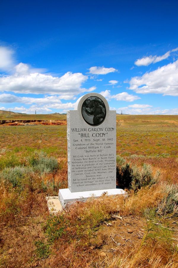 Tombe de William Garlow Cody Old Trail Town Wyoming