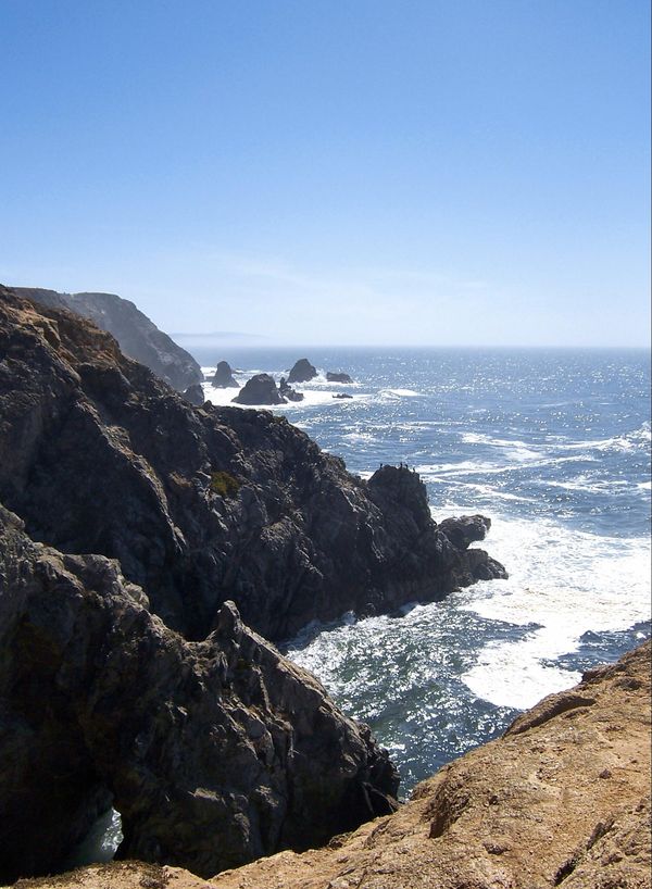 Côte pacifique à Bodega Bay Californie