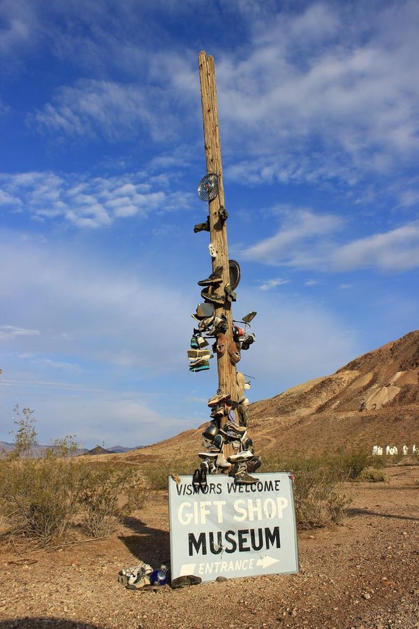 Goldwell Open Air Museum Rhyolite Nevada