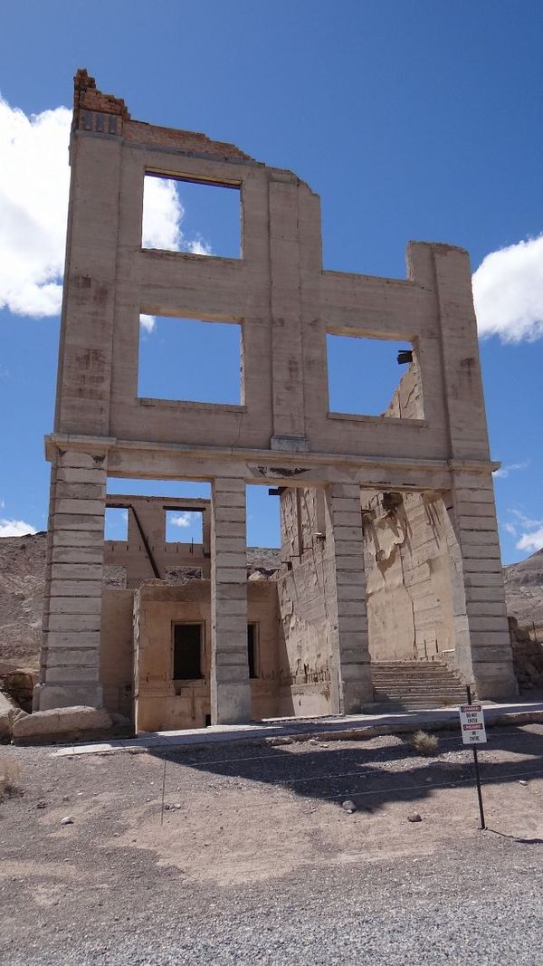 Banque Cook Rhyolite Nevada