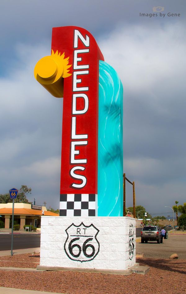 Monument Needles Chamber of Commerce Route 66 Californie