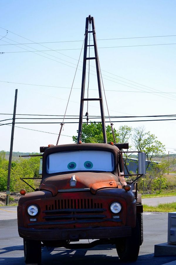 Tow Tater Cars on the Route Galena Kansas Route 66