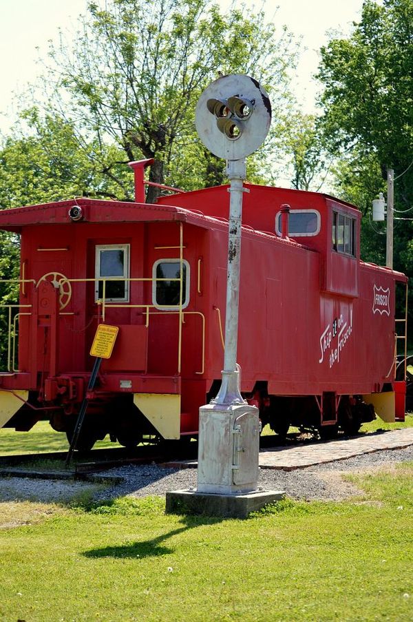 Devant le Baxter Springs Heritage Museum Kansas