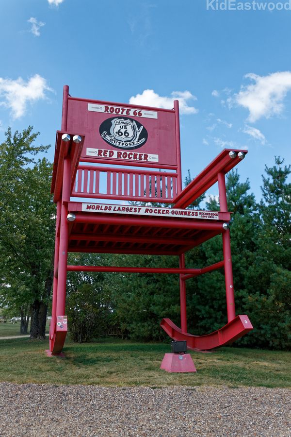 The Route 66 Red Rocker Fanning Missouri