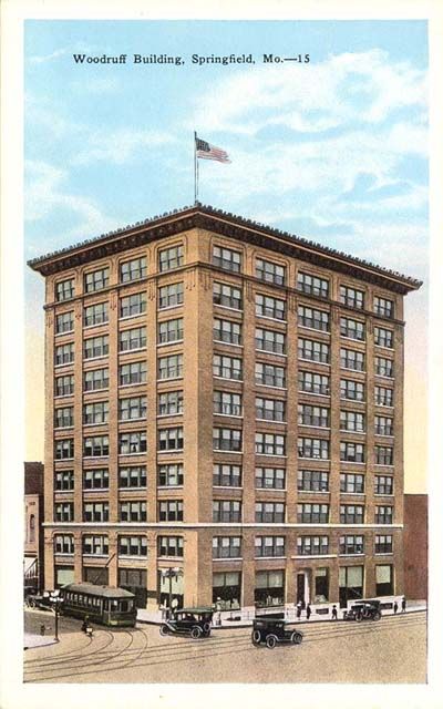 Le Woodruff Building en 1910 Springfield Missouri