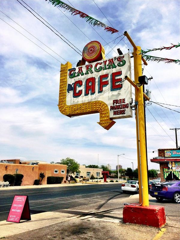 Enseigne Garcia's Kitchen-The Original Albuquerque Nouveau-Mexique