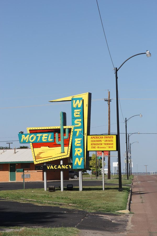 Western Motel Sayre Oklahoma Route 66