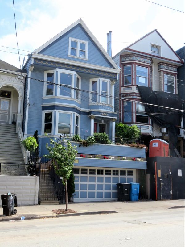 La célèbre Maison Bleue San Francisco