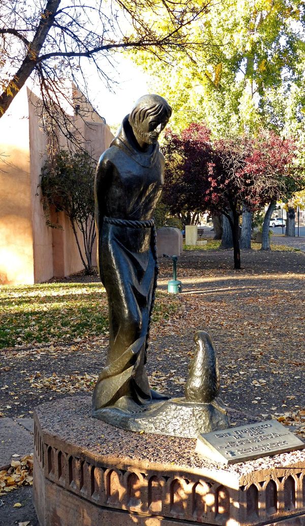 Statue de Saint François d’Assise Santa Fe Nouveau-Mexique