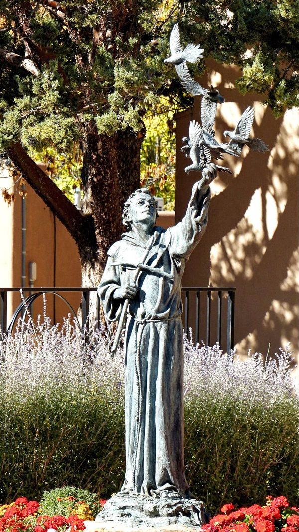Statue de Saint François d’Assise Santa Fe Nouveau-Mexique
