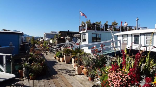 Sausalito maisons flottantes