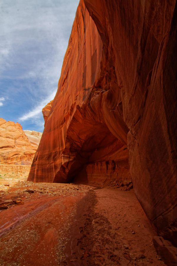 Alcove la confluence wire pass Utah USA