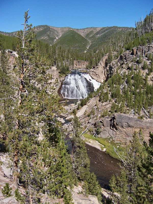Gibbon Falls Yellowstone
