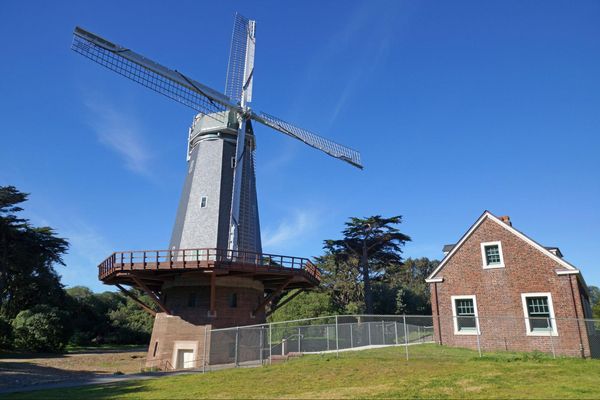 Moulin à vent hollandais Golden Gate Park San Francisco
