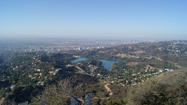 Los Angeles depuis le Hollywood Sign