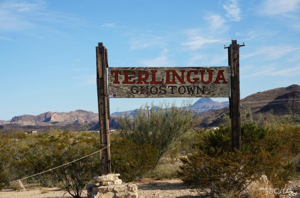 Panneau Terlingua Ghost Town