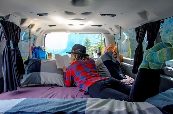 Van couchage