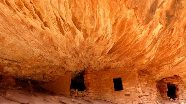 House on Fire Mule Canyon Utah