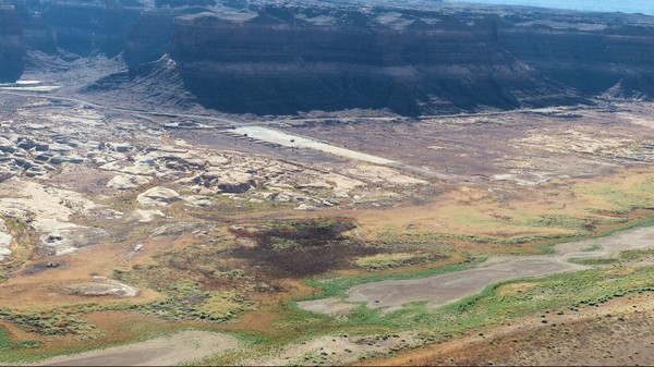 Marina de Hite vue depuis Hite Overlook