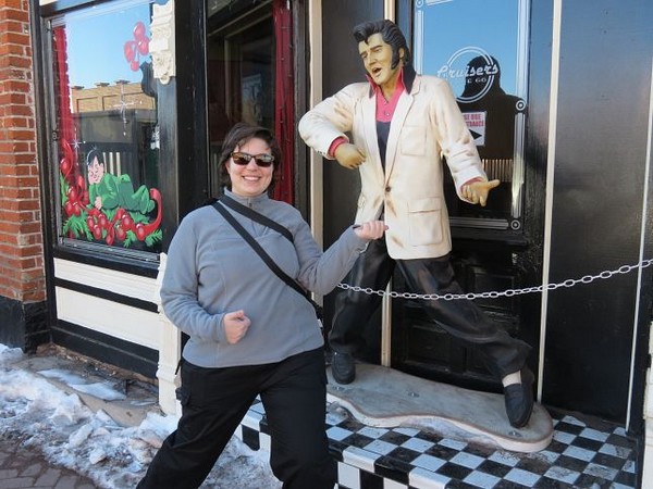 Statue Elvis à Williams