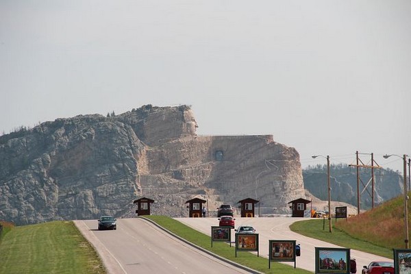 Entrée du site Crazy Horse Memorial