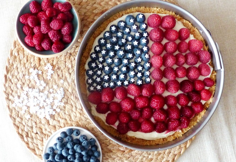 Indepedence Day cheesecake
