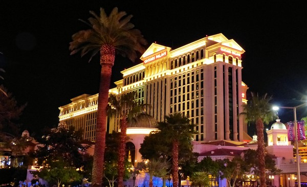 Caesars Palace Las Vegas de nuit