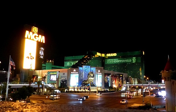 The MGM Grand Las Vegas de nuit