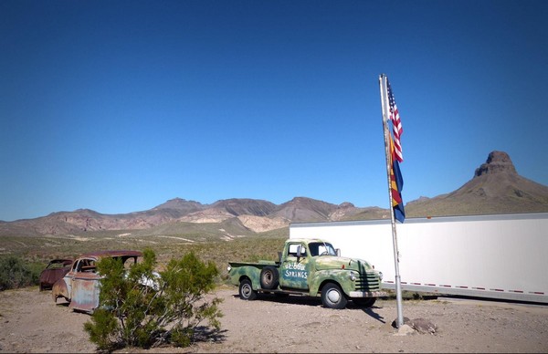 sur la route entre Las Vegas et Grand Canyon