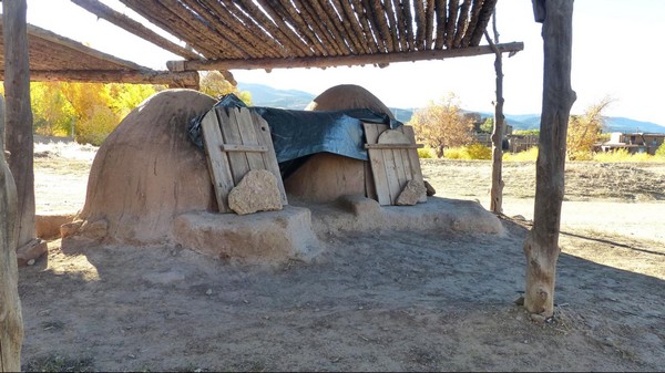 Four Hornos Taos Pueblo