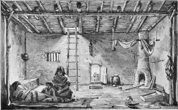 Room in Taos Pueblo - New Mexico (1877)